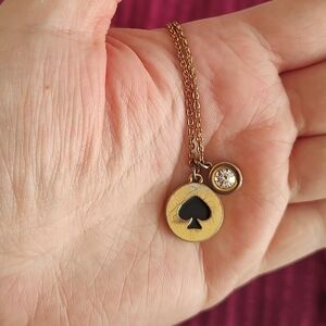 2/$10:Kate Spade Spot The Spade Necklace